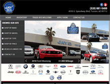 Tablet Screenshot of jayautosales.com